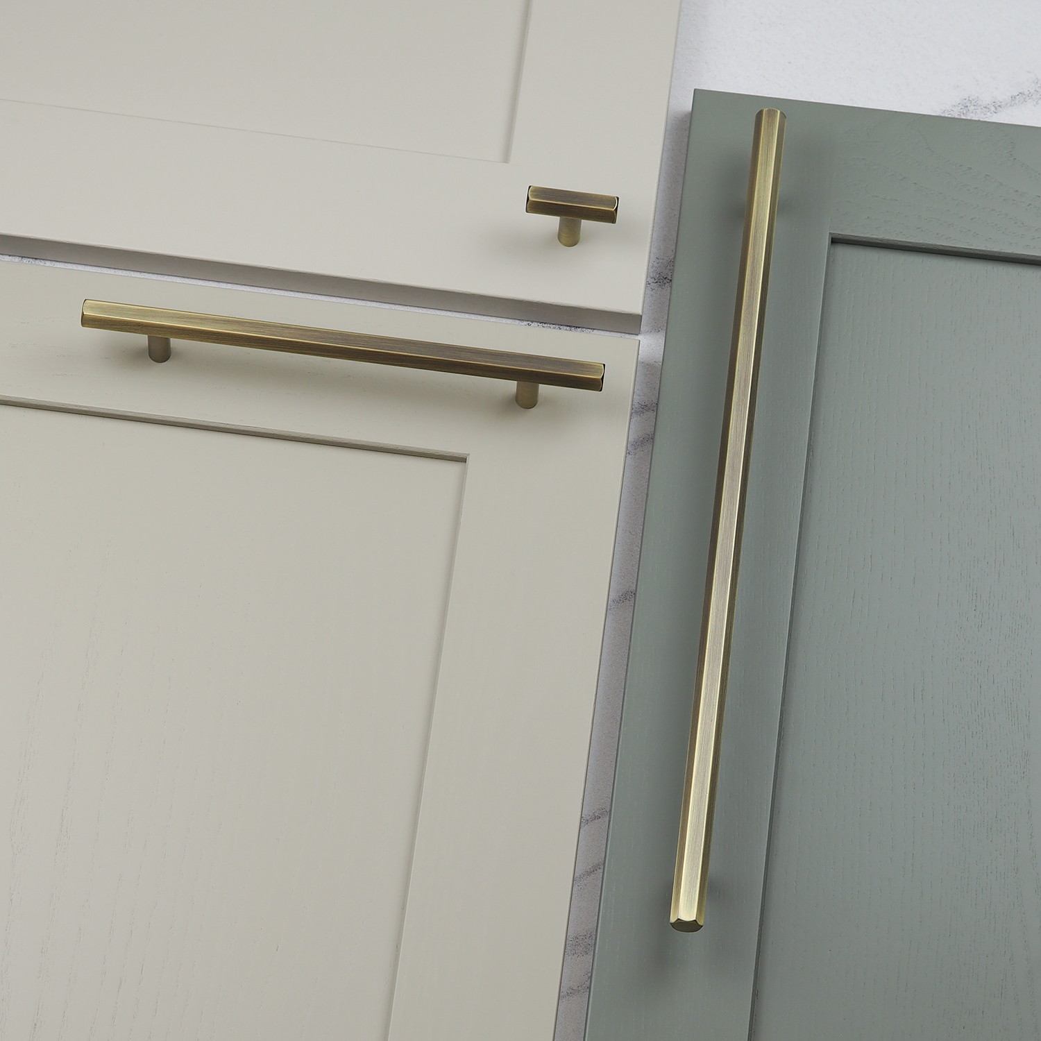 Premium cabinet handles in various finishes
